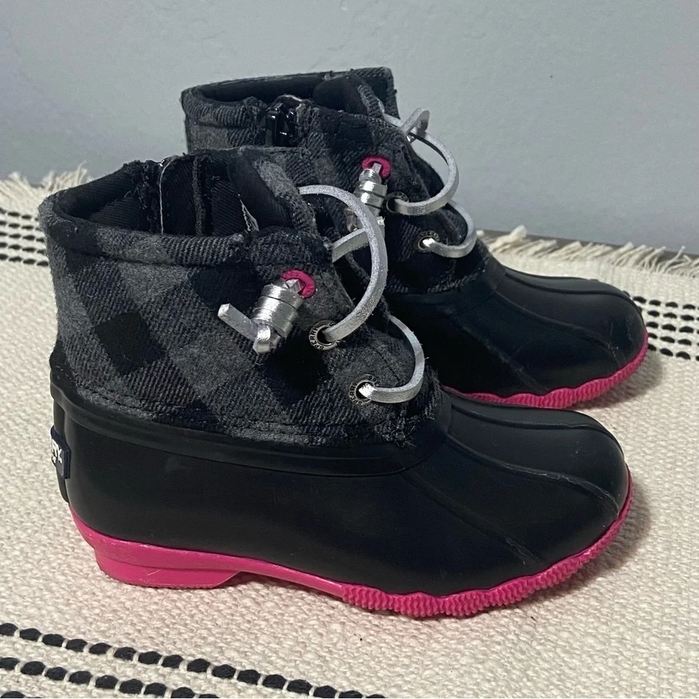 SPERRY TOP SLIDER / Saltwater Duck Boots Size 7